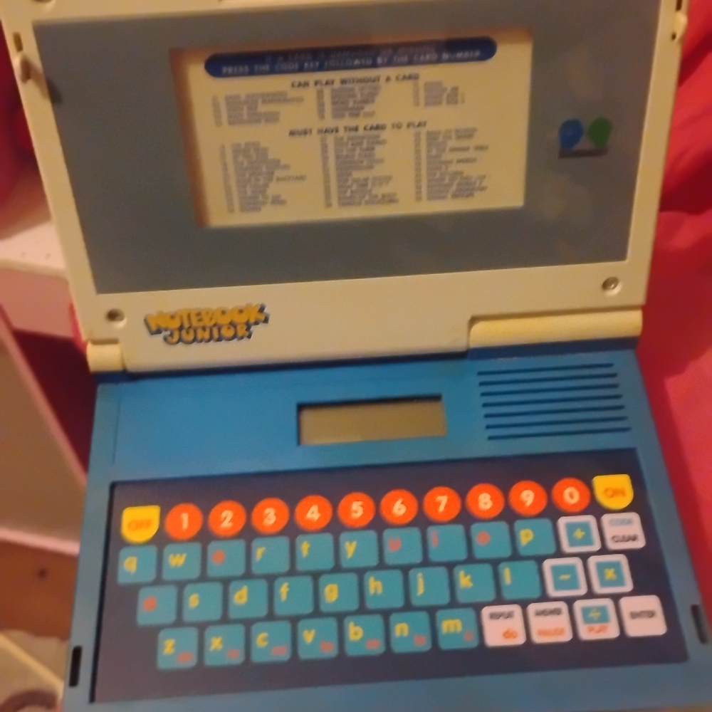 Notebook Jr computer from 1980s
